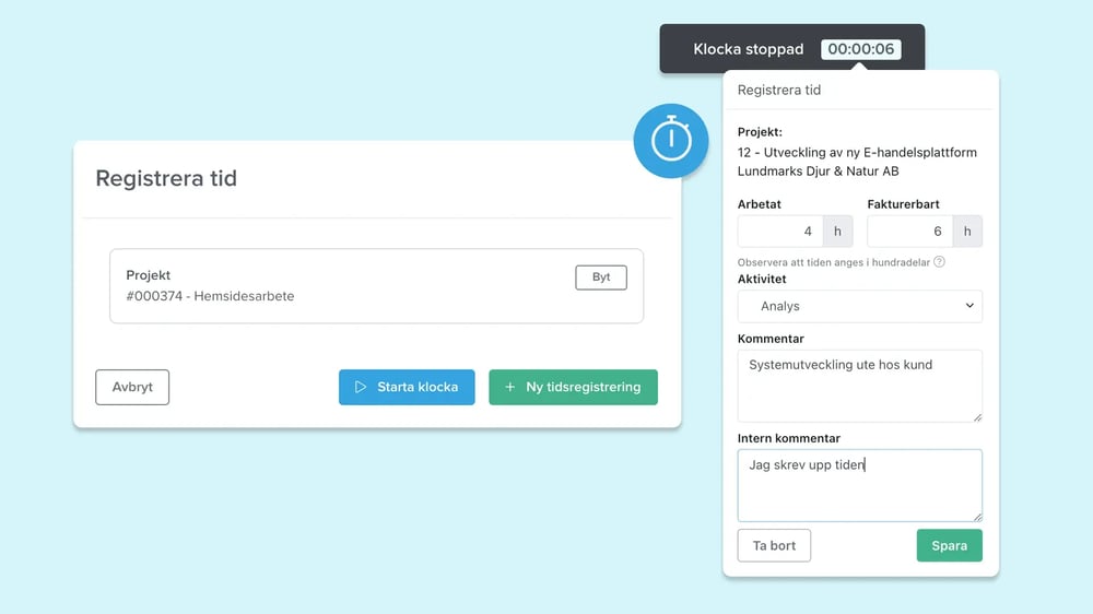Digital stämpelklocka