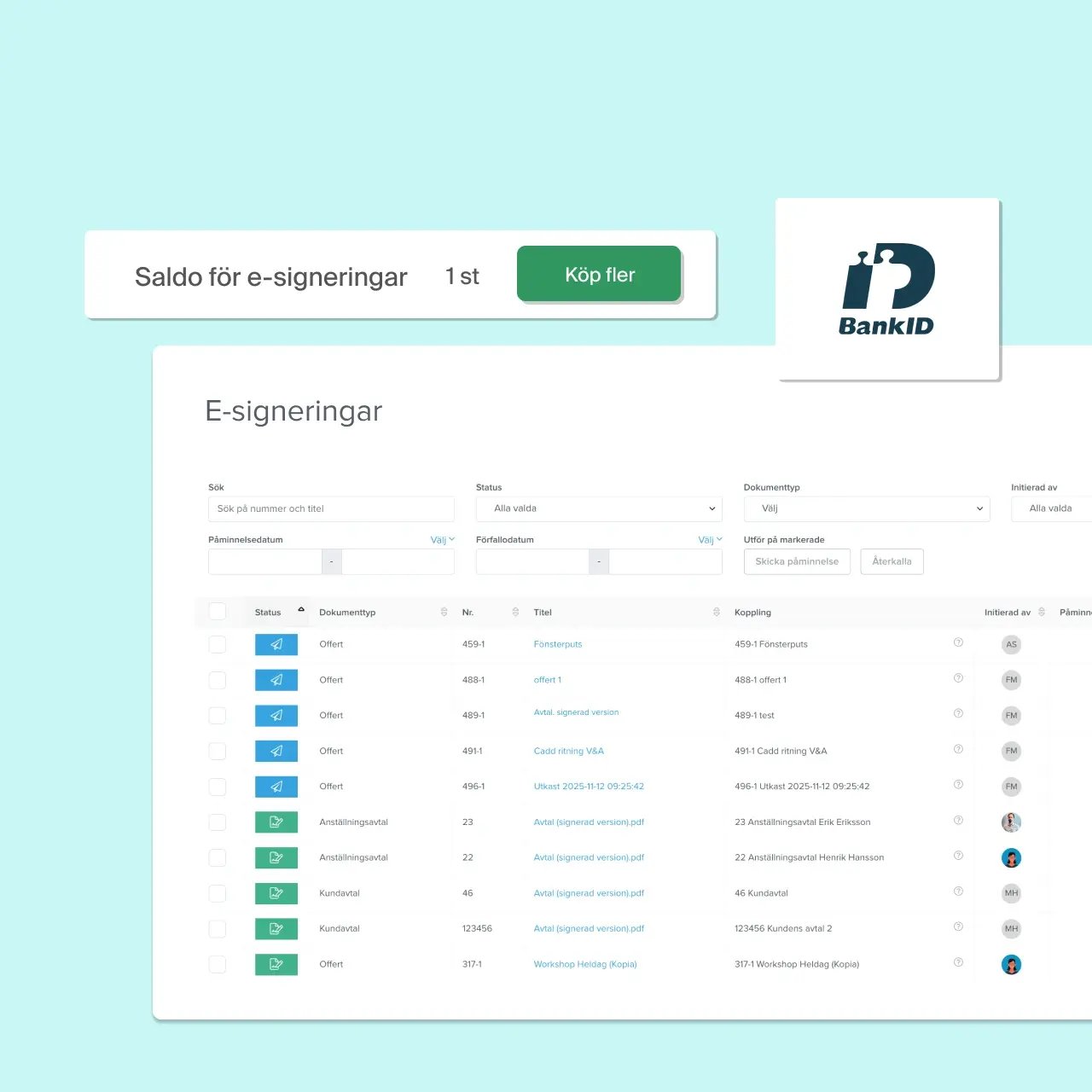 Digital signering av dokument