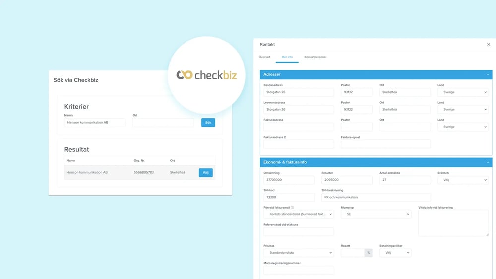 Hämta uppgifter automatiskt