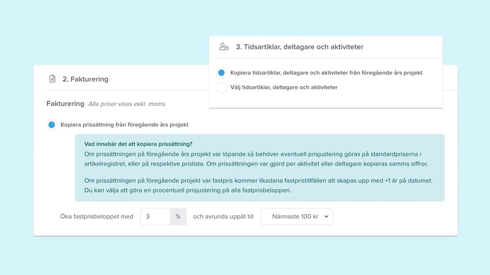 Smidig prisjustering av uppdrag